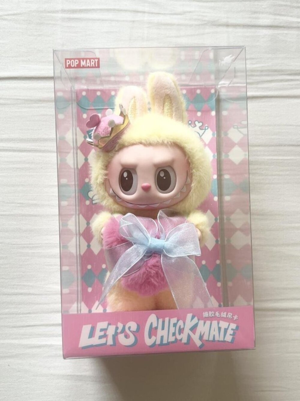 Authentic Pop Mart Labubu The Monsters Lets Checkmate Series Queen Vinyl Plush